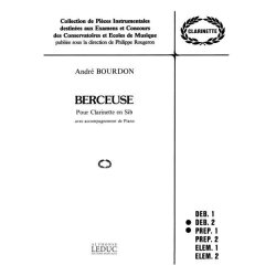 Andr&eacute; Bourdon: Berceuse (Clarinet & Piano)