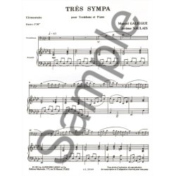 Marcel & J&eacute;r&ocirc;me Gali&egrave;gue M.& Naulais J.: Tr&egrave;s sympa (Trombone & Piano)