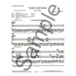 Thierry Escaich: 3 Esquisses (Organ)