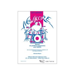 Lefevre: Newscore (pour batterie avec cd) d&eacute;butant-moyen (le livre)