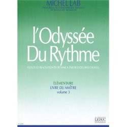 Lab Odyssee Du Rythme Volume 3 Elementaire Livre Du Maitre Book