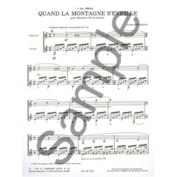 Lucien Battaglia: Quand la Montagne s'&eacute;veille (Clarinet & other Instruments)