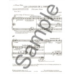 Thierry Escaich: Les Litanies de l'Ombre (Piano solo)