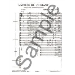 Henri Dutilleux: Myst&egrave;re de l'Instant (Orchestra)