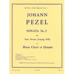 Johann Christoph Pezel: Sonata No.2 (Quintet-Brass)