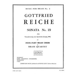 Gottfried Reiche: Sonata No.19 (Quartet-Brass)