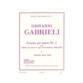 Giovanni Gabrieli: Canzona per Sonare No.2 (Quartet-Brass)
