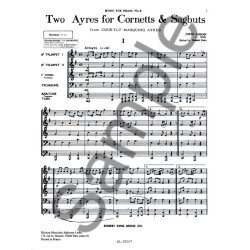 John Adson: 2 Ayres (Quintet-Brass)