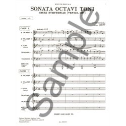 Sonata Octavi Toni Brass Ensemble Sc/Pts Mfb 10