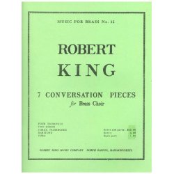 Robert King: 7 Conversation Pieces (Ensemble-Brass 8 or more)
