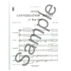 Robert King: 7 Conversation Pieces (Ensemble-Brass 8 or more)