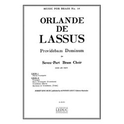 Orlando de Lassus: Providebam Dominum (Septet-Brass)