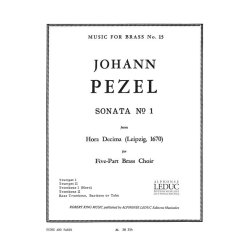 Johann Christoph Pezel: Sonata No.1 (Quintet-Brass)
