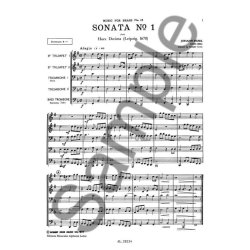 Johann Christoph Pezel: Sonata No.1 (Quintet-Brass)