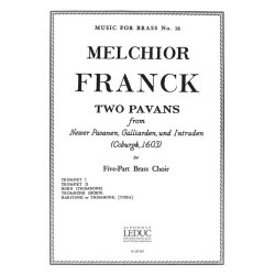Maurice Franck: 2 Pavans (Quintet-Brass)