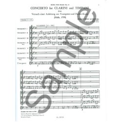 Altenburg King Concerto Clarini & Timpani 7 Trumpets Mfb017 Sc/Pts