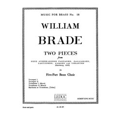 William Brade: 2 Pieces (Quintet-Brass)