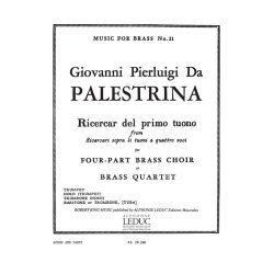 Giovanni Pierluigi da Palestrina: Ricercar del primo tuono (Quartet-Brass)