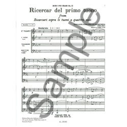 Giovanni Pierluigi da Palestrina: Ricercar del primo tuono (Quartet-Brass)