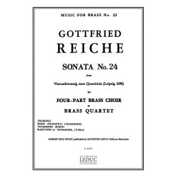 Gottfried Reiche: Sonata No.24 (Quartet-Brass)