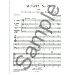 Gottfried Reiche: Sonata No.24 (Quartet-Brass)