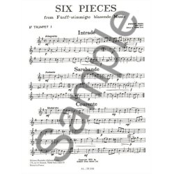 Johann Christoph Pezel: 6 Pieces (Quintet-Brass)