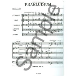 Samuel Adler: Praeludium (Ensemble-Brass 8 or more)