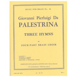 Giovanni Pierluigi da Palestrina: 3 Hymnes (Quartet-Brass)