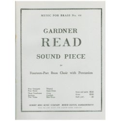 Gardner Read: Sound Piece (Ensemble-Brass 8 or more)