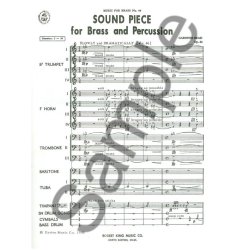 Gardner Read: Sound Piece (Ensemble-Brass 8 or more)