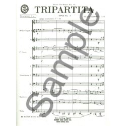 Klaus George Roy: Tripartita (Ensemble-Brass 8 or more)