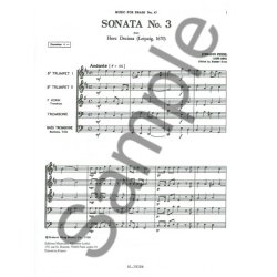 Johann Christoph Pezel: Sonata No.3 (Quintet-Brass)