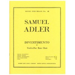 Samuel Adler: Divertimento (Ensemble-Brass 8 or more)
