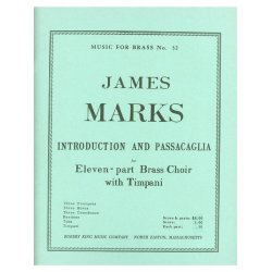James Marks: Introduction & Passacaglia (Ensemble-Brass 8 or more)