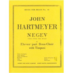 John Hartmeyer: Negev (Ensemble-Brass 8 or more)