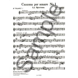 Giovanni Gabrieli: Canzona per Sonare No.1 (Quartet-Brass)