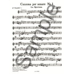 Giovanni Gabrieli: Canzona per Sonare No.1 (Quartet-Brass)