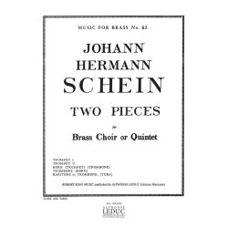 Johann Hermann Schein: 2 Pieces (Quintet-Brass)