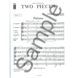 Johann Hermann Schein: 2 Pieces (Quintet-Brass)