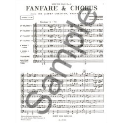 Dietrich Buxtehude: Fanfare & Chorus (Ensemble-Brass 8 or more)