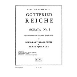 Gottfried Reiche: Sonata No.1 (Quartet-Brass)