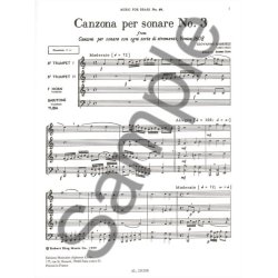 Giovanni Gabrieli: Canzona per Sonare No.3 (Quartet-Brass)