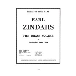 Earl Zindars: The Brass Square (Ensemble-Brass 8 or more)