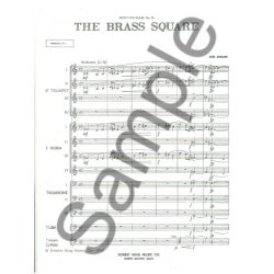 Earl Zindars: The Brass Square (Ensemble-Brass 8 or more)