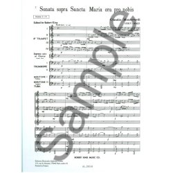 Monteverdi King Sonata Sopra Sancta Maria Brass Ensemble & Vces Sc/Pts