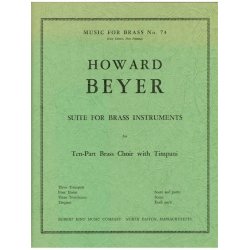 Howard Beyer: Suite (Ensemble-Brass 8 or more)