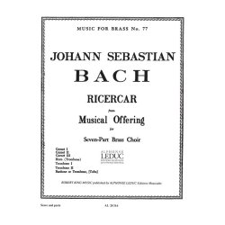 Johann Sebastian Bach: Ricercar de l'Offrande musicale (Septet-Brass)