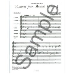 Johann Sebastian Bach: Ricercar de l'Offrande musicale (Septet-Brass)