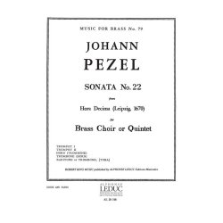 Johann Christoph Pezel: Sonata No.22 (Quintet-Brass)