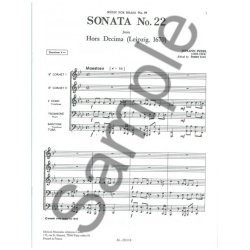 Johann Christoph Pezel: Sonata No.22 (Quintet-Brass)